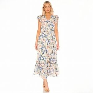 HOUSE OF HARLOW x REVOLVE Suus Maxi Dress in Blush Mixed Floral